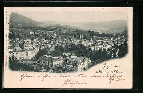 AK Baden-Baden, Gesamtansicht