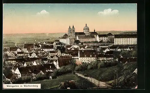 AK Weingarten / Württemberg, Gesamtansicht