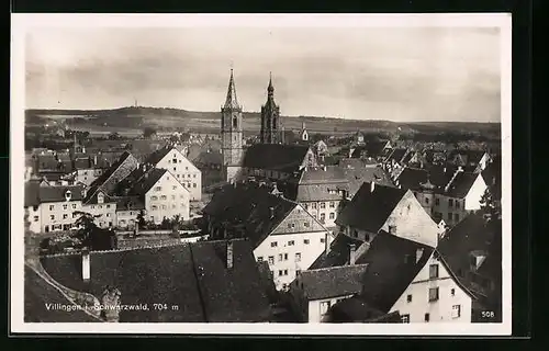 AK Villingen / Schwarzwald, Ortsansicht aus der Vogelschau