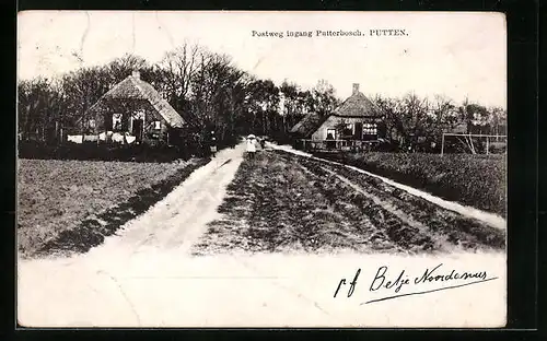 AK Putten, Postweg ingang Putterbosch