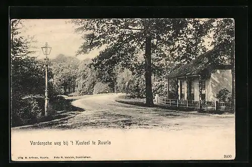 AK Ruurlo, Vordensche weg bij `t Kasteel