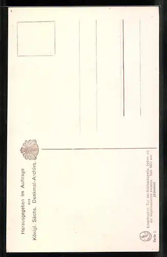 AK Dresden, Jüdenhof, das Goldene Tor