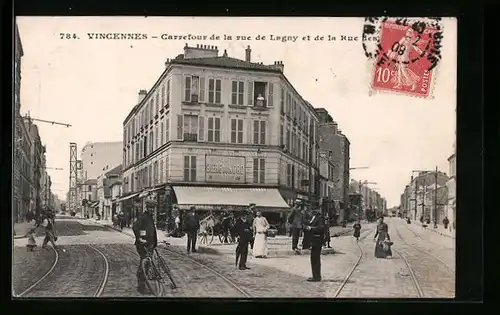 AK Vincennes, Carrefour de la rue de Lagny