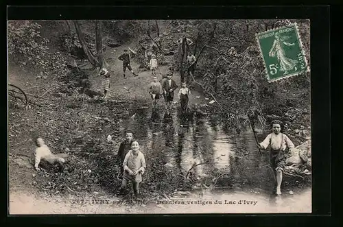 AK Ivry-sur-Seine, Derniers vestiges du Lac d`Ivry