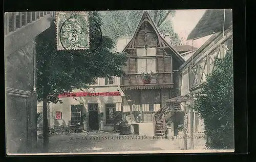 AK La Varenne-Chennevieres, Interieur de l`Ecu de France