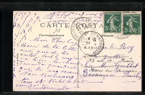 AK Villiers-sur-Marne, Vue generale, L`Eglise