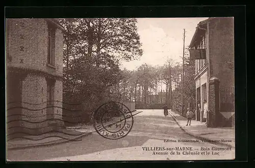 AK Villiers-sur-Marne, Bois Gaumont, Avenue de la Chenaie et le Lac