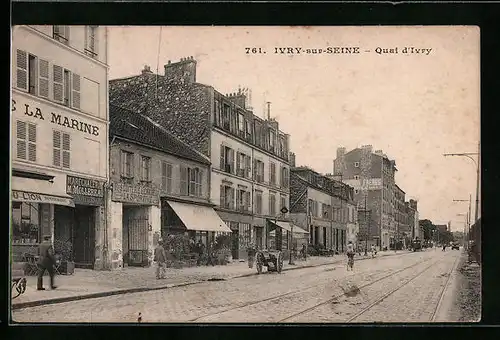 AK Ivry-sur-Seine, Quai d`Ivry