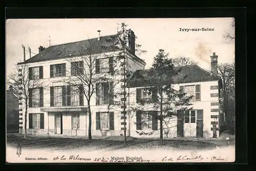 AK Ivry-sur-Seine, Maison Esquirol, facade