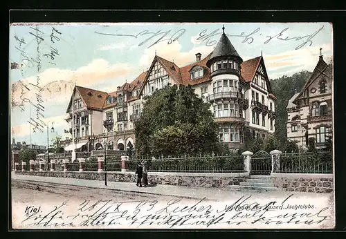 AK Kiel, das Logirhaus des kaiserl. Jachtclubs