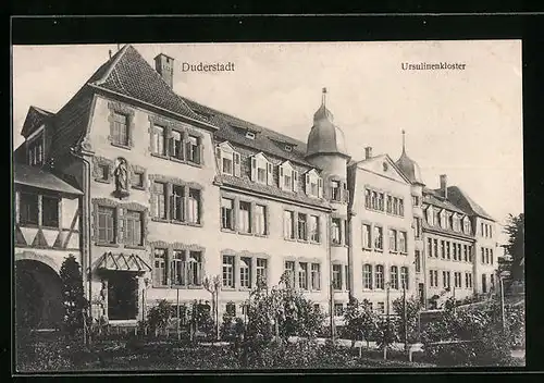 AK Duderstadt, vor dem Ursulinenkloster