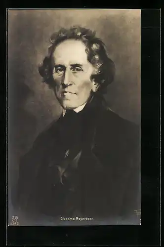 Künstler-AK Fritz Rumpf: Portrait von Giacomo Meyerbeer