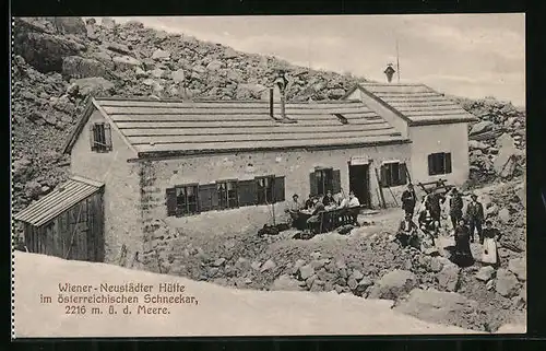 AK Wiener-Neustädter Hütte, Berghütte im österreichischen Schneekar