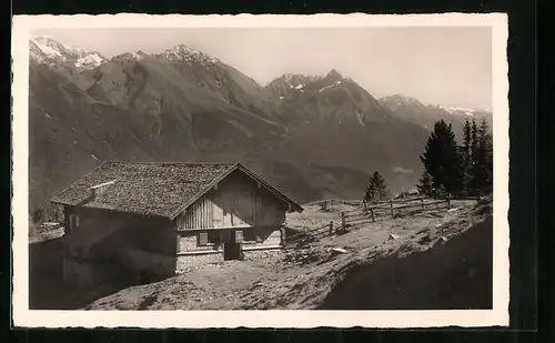 AK Armelenhütte, Blick ins Oetztal