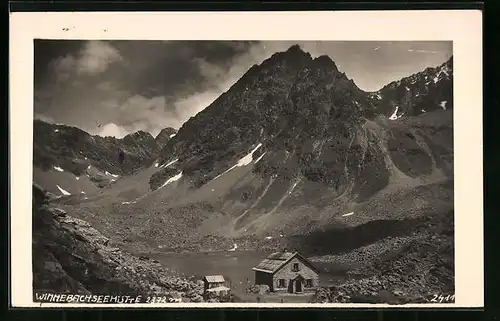 AK Winnebachseehütte, Blick zur Spitze