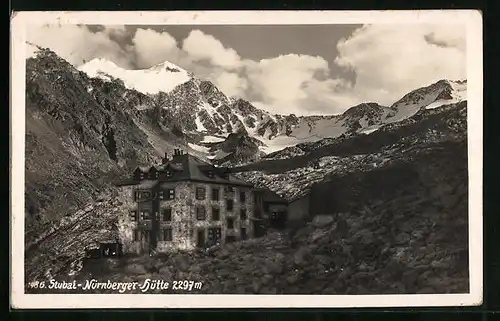 AK Nürnberger-Hütte, Gebirgspartie im Stubai