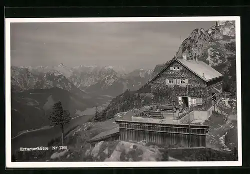AK Erfurterhütte, Blick ins Tal