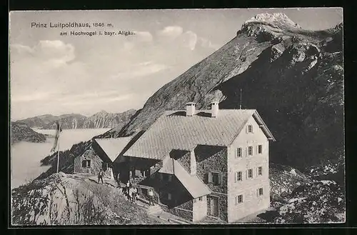 AK Prinz Luitpoldhaus, am Hochvogel /bayr. Allgäu