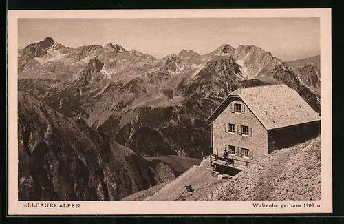 AK Waltenbergerhaus, Berghütte im bayr. Allgäu