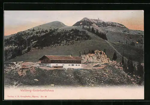 AK Wallberg-Unterkunftshaus, Blick zur Spitze