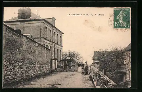 AK La Chapelle-en-Vexin, La Mairie