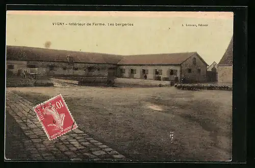 AK Vigny, Intérieur de Ferme, Les bergeries