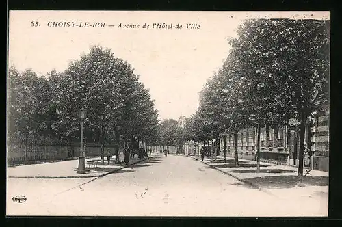 AK Choisy-le-Roi, Avenue de l`Hotel-de-Ville