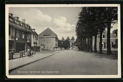 AK Rijnsburg, Kerkstraat met Postkantoor