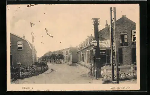 AK Rijnsburg, Strassenpartie mit Geschäft