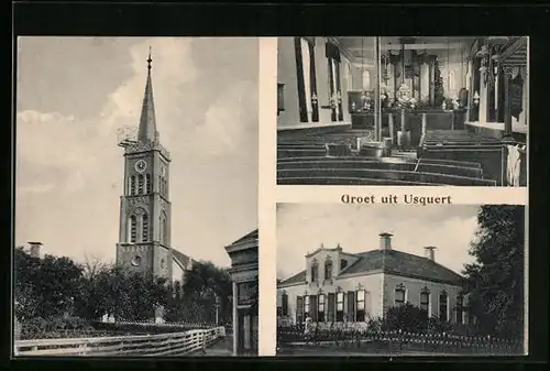 AK Usquert, Kerk, Heerenhuis