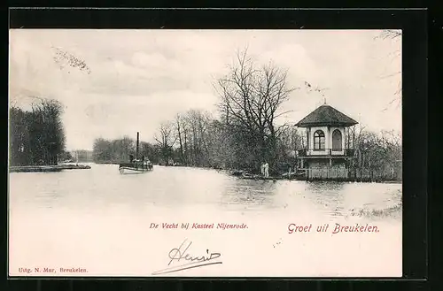 AK Breukelen, De Vecht bij Kasteel Nijenrode