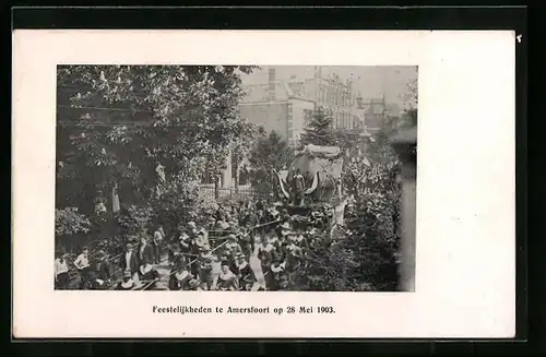 AK Amersfoort, Feestelijkheden op 28 Mei 1903