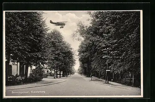 AK Soesterberg, Banningstraat, Flugzeug