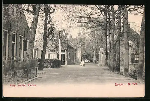 AK Loenen, Strassenpartie im Frühling