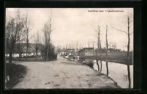 AK De Bilt, Landweg naar `t Landbouwhuis