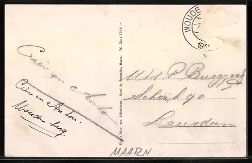 AK Maarn, Hotel Pyramide van Austerlitz