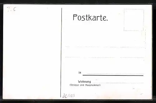 AK Ansbacher Hütte, Ansicht der Berghütte am Flarschjoch