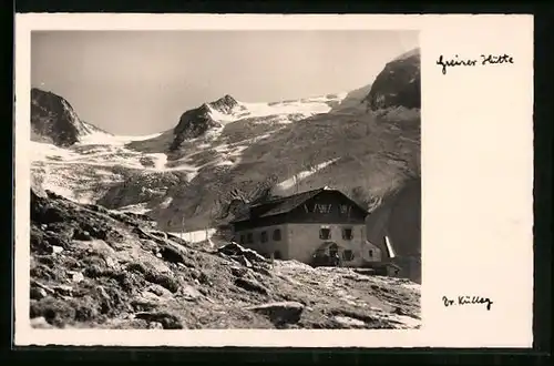 AK Greizerhütte im Floitental, Berghütte in der Gesamtansicht