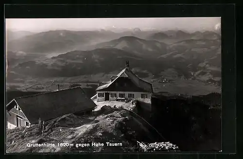 AK Gruttenhütte, Berghütte gegen Hohe Tauern