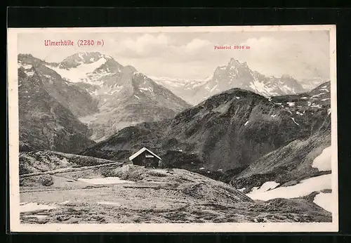 AK Ulmerhütte, Berghütte mit Pateriol