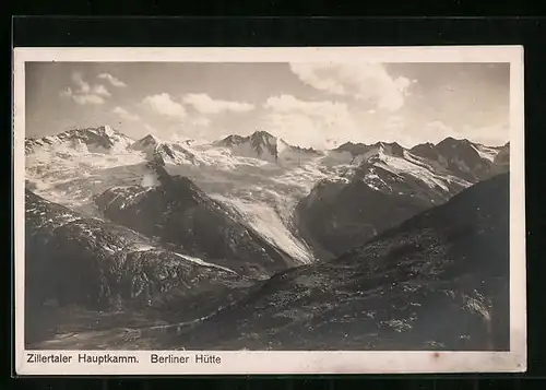 AK Berliner Hütte, Berghütte am Zillertaler Hauptkamm