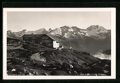 AK Ulmer Hütte, Berghütte am Arlberg