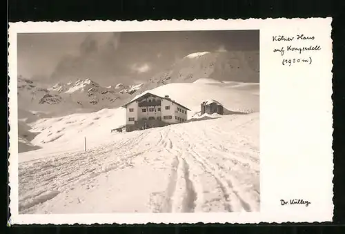 AK Kölner Haus, Berghütte auf Komperdell