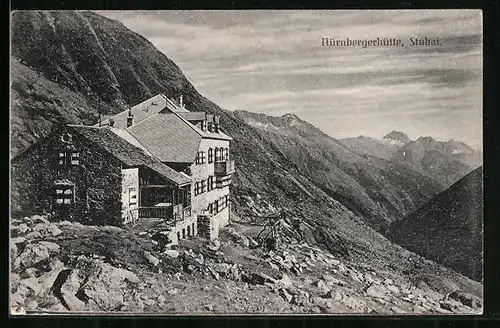 AK Nürnbergerhütte, Berghütte im Stubai