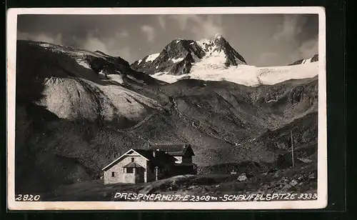 AK Dresdnerhütte, Berghütte vor Schaufelspitze