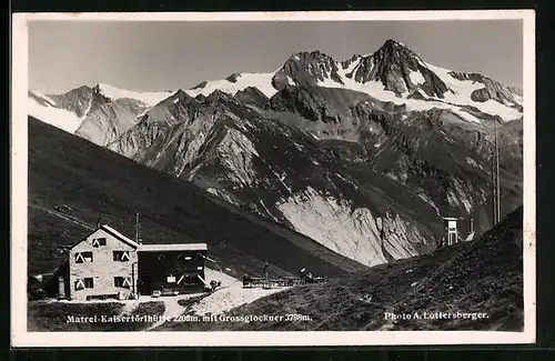 AK Matrei-Kaisertörlhütte, Berghütte mit Grossglockner