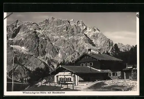 AK Wimbachgries-Hütte, Berghütte mit Hochkalter