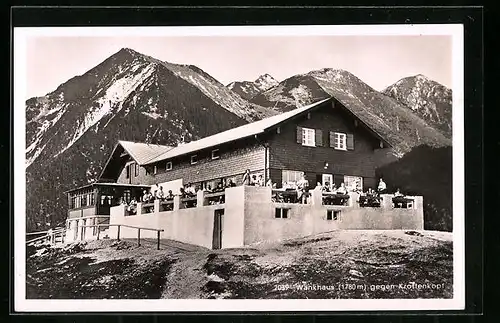 AK Wankhaus, Berghütte gegen Krottenkopf