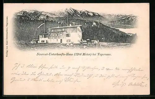 AK Neureut-Unterkunftshaus, Berghütte bei Tegernsee