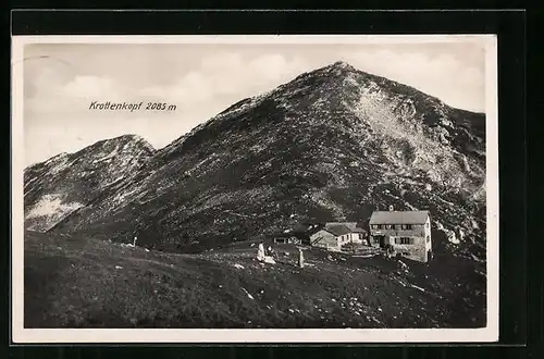 AK Krottenkopf-Hütte, Berghütte am Krottenkopf